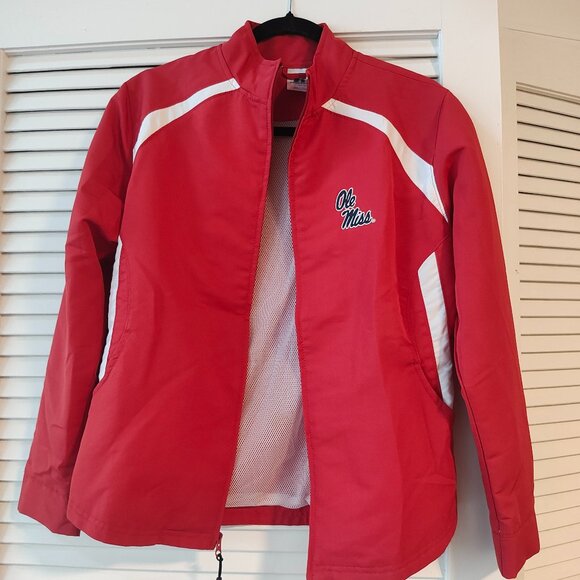 Embroidered Ole Miss Windbreaker - Picture 1 of 6